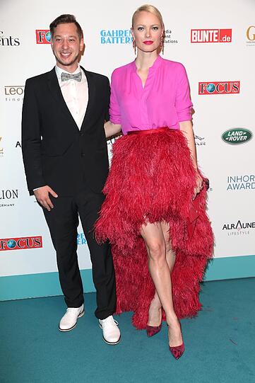 Franziska Knuppe und Musiker Seth Schwarz