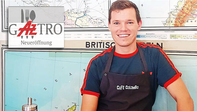 Stephan Braun in seinem Café Colombo. Stephan Braun in seinem Café Colombo.