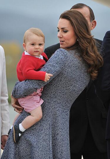 Weitere Bilder der royalen Kleinfamilie beim Abschied in Canberra