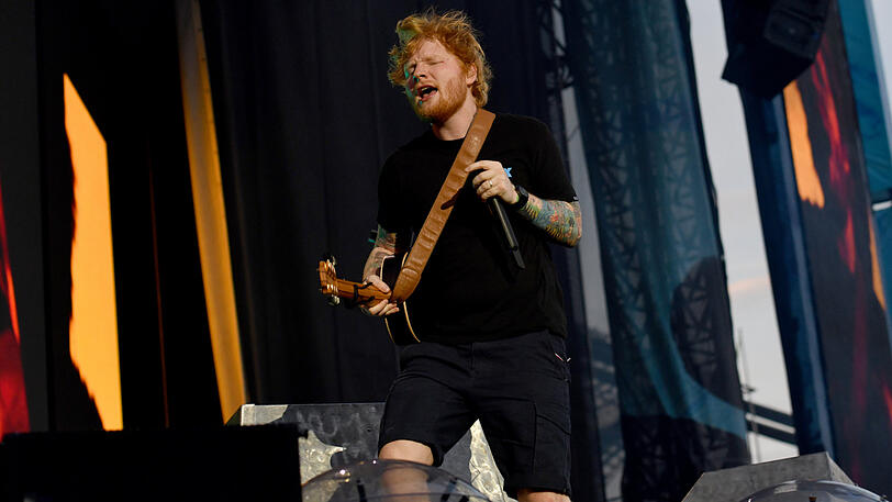 Ed Sheeran spielt gleich zwei Tage hintereinander im Münchner Olympiastadion - beide Konzerte sind restlos ausverkauft. Die Bilder vom ersten Auftritt.