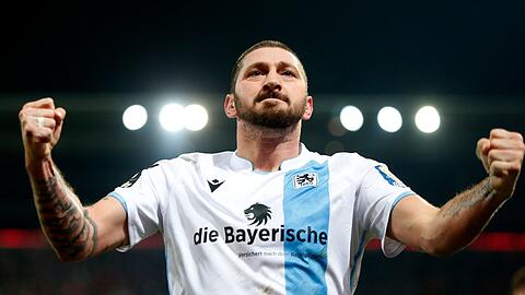 Sascha Mölders ist für den TSV 1860 auch mit 34 Jahren unverzichtbar.