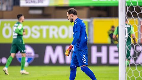 Jahn-Keeper Felix Gebhardt konnte die Niederlage auch nicht verhindern.
