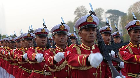 Das Milit&auml;r in Myanmar regiert seit fast f&uuml;nf Jahren mit brutaler H&auml;rte. (Archivbild)