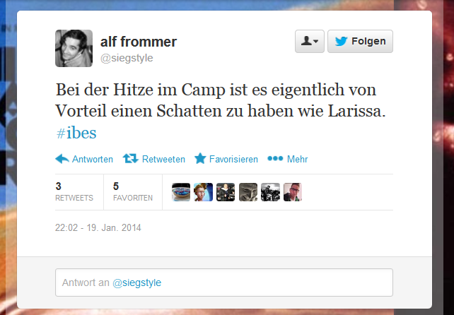 Die besten Dschungel-Tweets vom Sonntagabend.