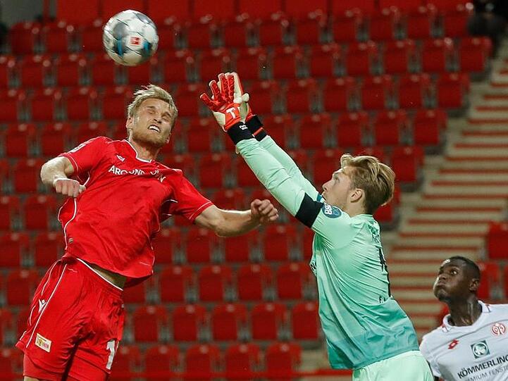 Einen Punkt konnte Torhüter Florian Müller mit dem FSV Mainz 05 aus Berlin entführen.