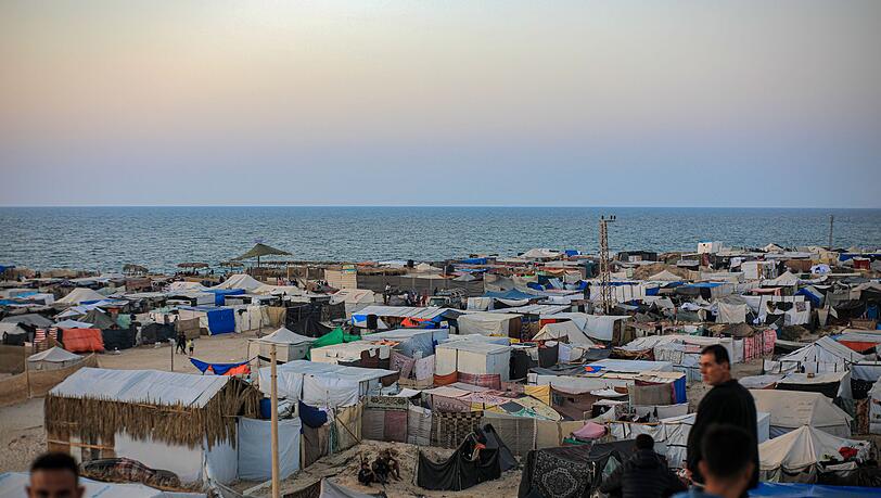 Im Gazastreifen ist praktisch die gesamte Bevölkerung vertrieben (Archivbild).