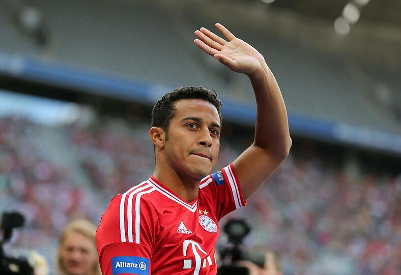 Erst seit einer Woche in München - und schon in den Herzen der Fans: Thiago.