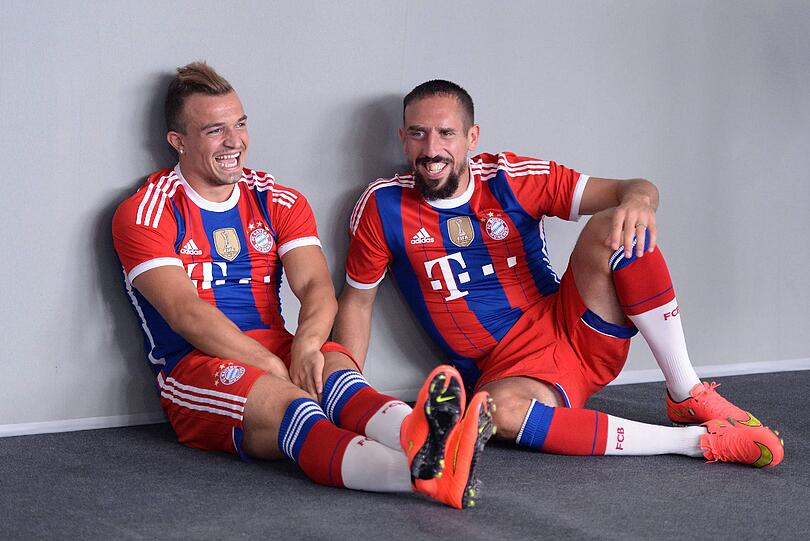 Bilder vom offiziellen Fototermin der Bayern.