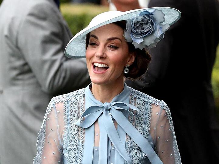 Herzogin Kate bei ihrer Ankunft beim Pferderennen Royal Ascot.