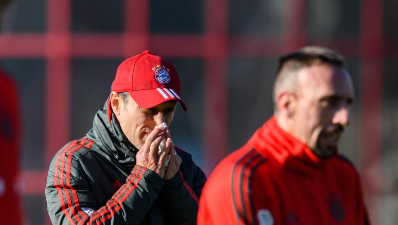 Niko Kovac und Franck Ribery beim Training. Foto: Matthias Balk Niko Kovac und Franck Ribery beim Training. Foto: Matthias Balk