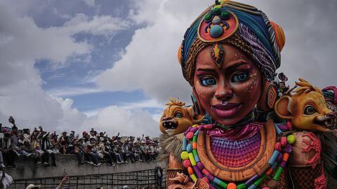 Siegerin des Wettbewerbs war ein Motiv mit dem Titel "Die unbezwingbare Kriegerin".