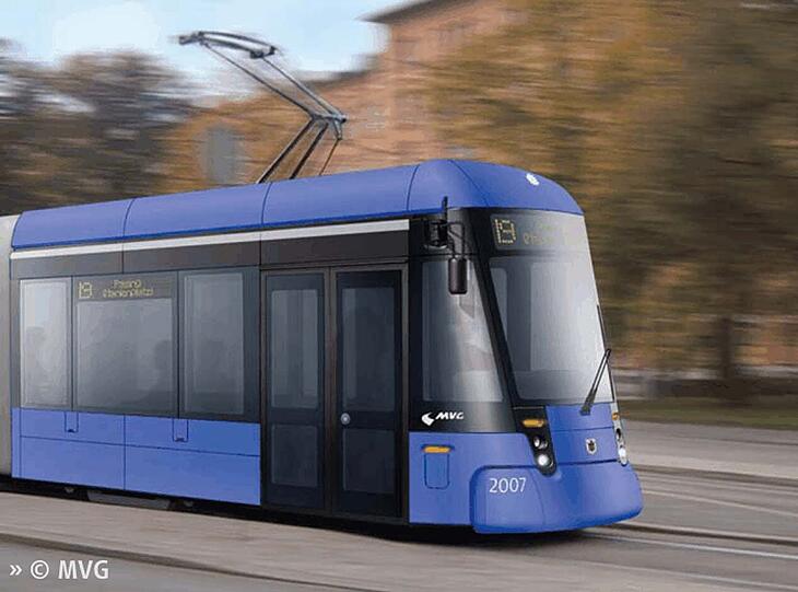 Nicht alle Trambahnen sind so modern wie diese hier.