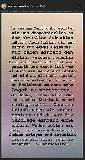 Mit diesem Statement begründet Sarah Harrison ihre Aussagen.