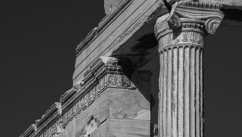 Das Erechtheion in Athen.