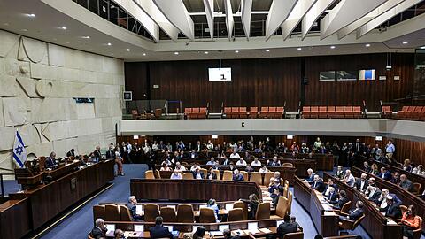 Sitzung im israelischen Parlament in Jerusalem. (Archivbild)