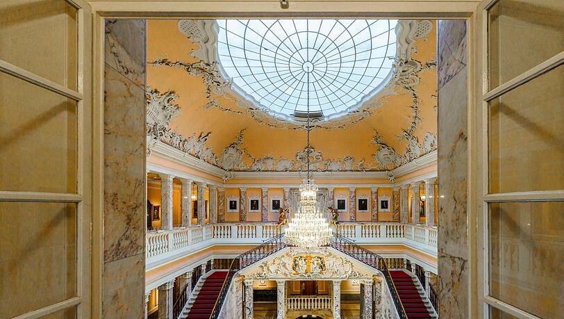 "Schloss Henkell" nennt sich der Hauptsitz der Sektkellerei Henkel Freixenet in Wiesbaden. (Archivbild)