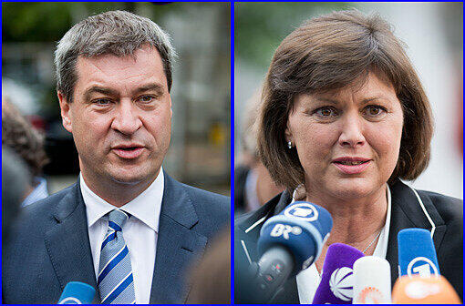 Keine Vorentscheidung im Duell um Seehofers-Nachfolge: Gemeinsam im Kabinett sind Ilse Aigner und Markus Söder wieder auf Augenhöhe.