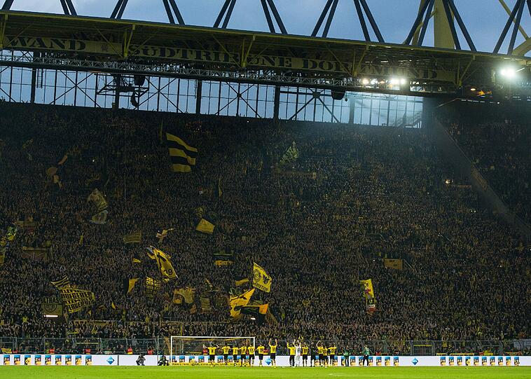 Der BVB mit seiner riesigen Südtribüne ist der Fußball-Verein mit den weltweit meisten Zuschauern.