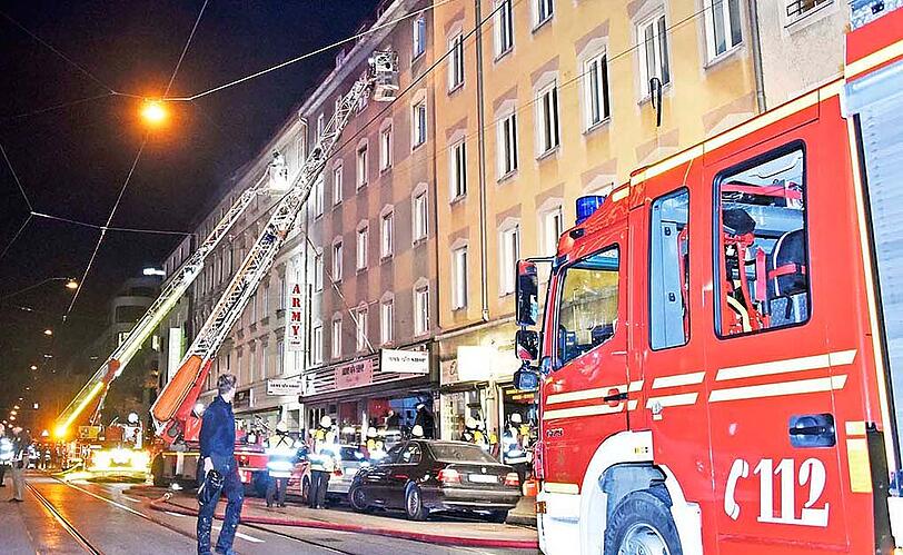 Weitere Bilder vom Brand in der Dachauer Straße