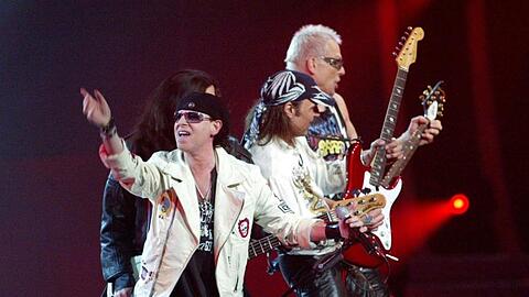 Die Scorpions gaben am Tag des Mauerfalls ein Konzert in Paris.