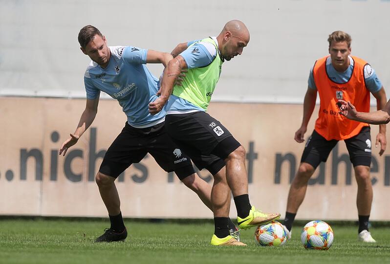 Timo Gebhart machte bei seiner ersten Trainingseinheit nach seiner Rückkehr zum TSV 1860 einen austrainierten Eindruck.