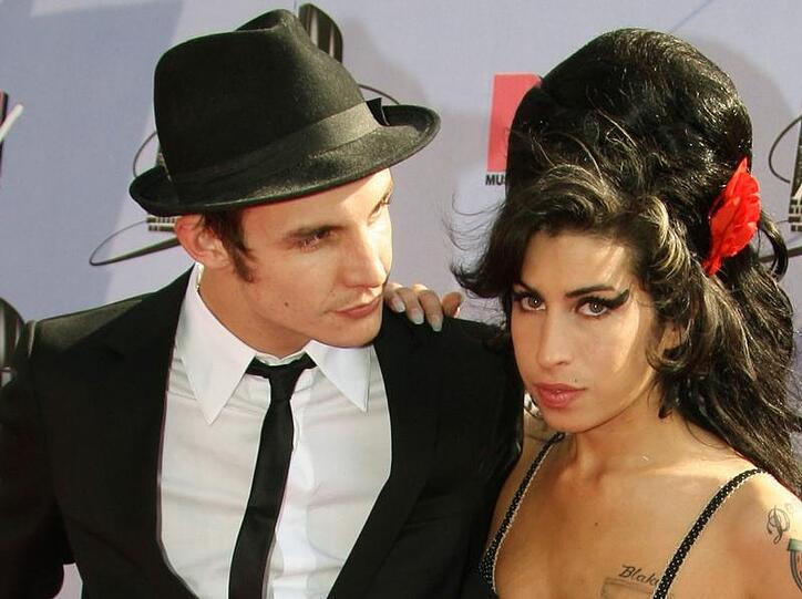 Amy Winehouse und Blake Fielder-Civil bei der Verleihung der MTV Movie Awards in Los Angeles (Archivfoto vom 03.06.2007).