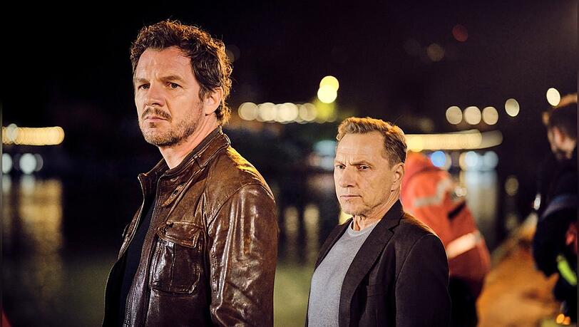 Sebastian Bootz (Felix Klare) und Thorsten Lannert (Richy M&uuml;ller) in "Tatort: Ex-It".