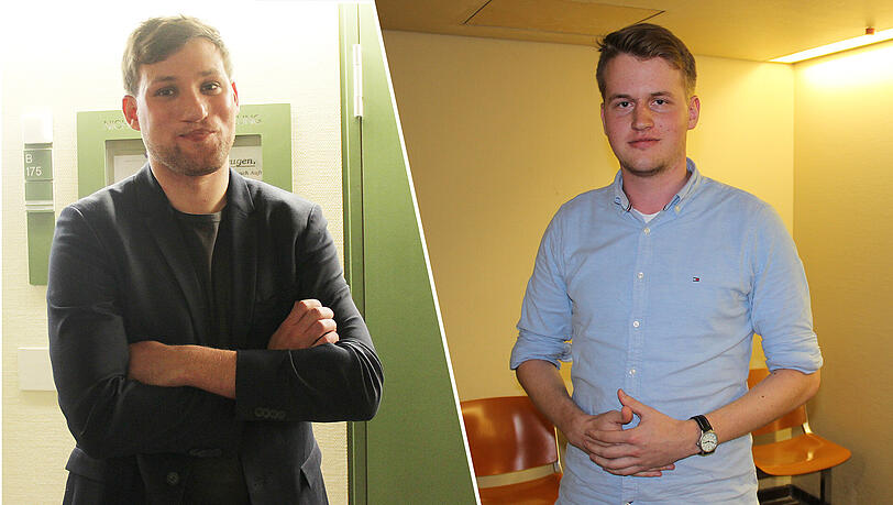 Marius G. (r.) wurde schwer verletzt. Mark O. fürchtete um seinen Spezl. Marius G. (r.) wurde schwer verletzt. Mark O. fürchtete um seinen Spezl.
