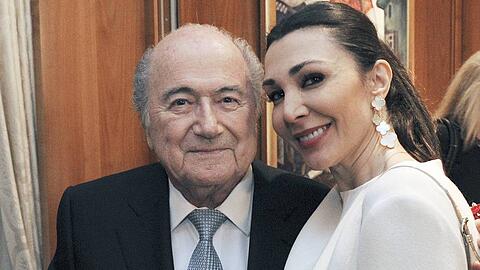 Ex-Fifa-Präsident Sepp Blatter mit Freundin Linda