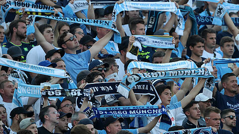 Erinnern sich an einen der größten Erfolge in der jüngeren Vereinshistorie in Meppen: die Fans des TSV 1860.
