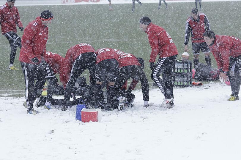 Dienstagtraining nach dem 2:2 gegen Hannover
