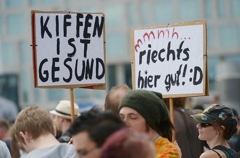Bilder von der Hanfparade.
