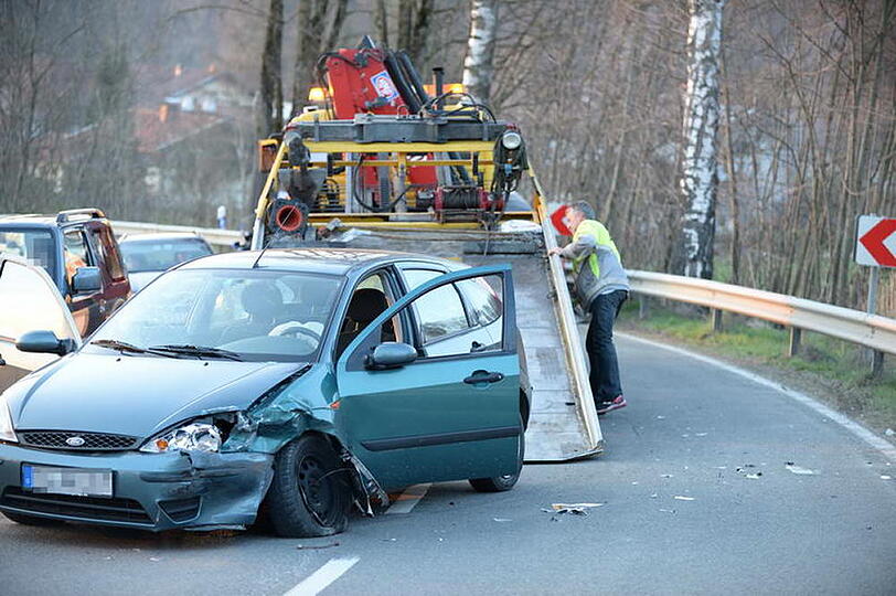 Fotos von der Unfallstelle