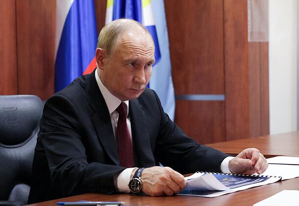 Hat ein Treffen mit Selenskyj bislang immer abgelehnt: der russische Präsident Wladimir Putin.
