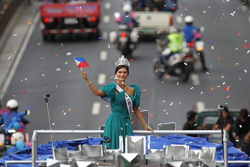 Die schönste Frau der Welt kommt in ihr Heimatland: Pia Alonzo Wurtzbach besucht Manila.