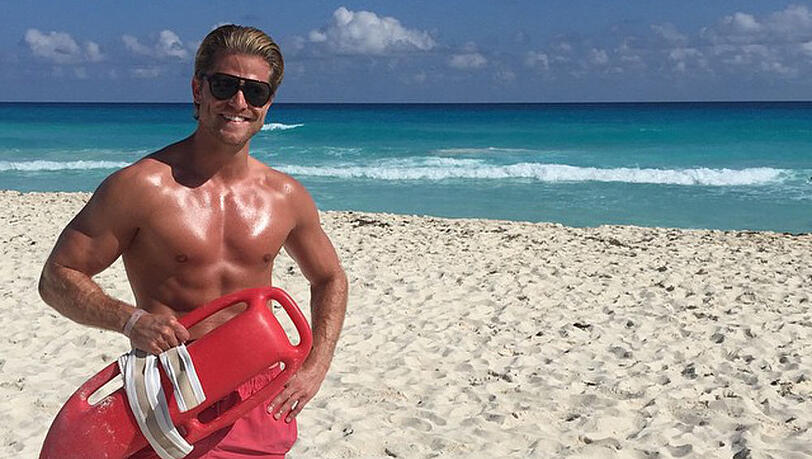 Baywatch-"Bachelor" im Urlaub in Mexiko: Paul Janke