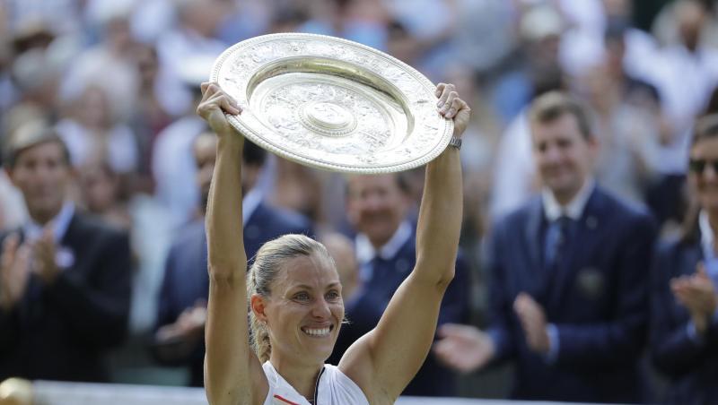 Titelverteidigerin in Wimbledon: Angelique Kerber. Titelverteidigerin in Wimbledon: Angelique Kerber.