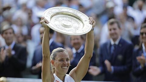 Titelverteidigerin in Wimbledon: Angelique Kerber.