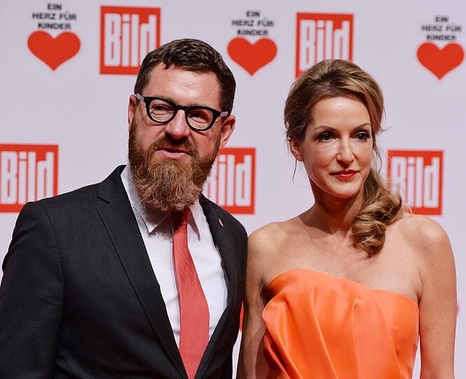 Bild-Chefredakteur Kai Diekmann und Ehefrau Katja Kessler