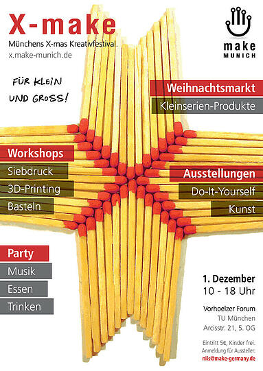Im Vorhoelzer Forum steigt am 1. Advent ein Weihnachtsmarkt der anderen Art.