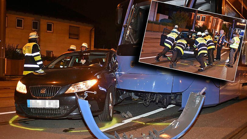 Zum Glück wurde die Fahrerin nur leicht verletzt.