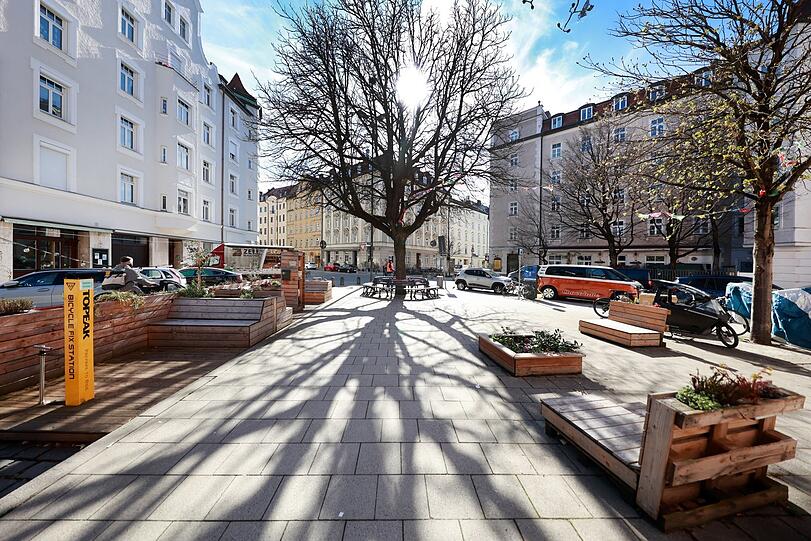 Am "Breisässer Platz" - auch ein Projekt vom Kollektiv der "Städtischen".