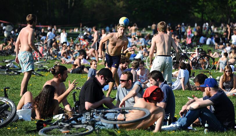 "Der Englische Garten ist tatsächlich schön. Leider wissen das zu viele."