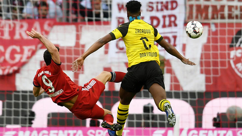 ROBERT LEWANDOWSKI, NOTE 1: Kam nach hartem, aber fairem Zweikampf im Sechzehner zu Fall und vergab die erste Chance (2.). War gegen seinen Ex-Klub aber absolut on fire. Beim 2:0 klaute er Zagadou den Ball und lupfte den auch noch über Bürki, bevor er dann artistisch ins leere Tor traf &ndash; sein 200. Bundesligator. War nicht zu halten und machte auch noch Treffer Nummer 201. Überragende Partie des Polen.