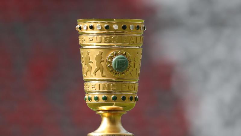 Die Pokaltrophäe. Foto: Jan Woitas/zb/dpa/Archivbild Die Pokaltrophäe. Foto: Jan Woitas/zb/dpa/Archivbild
