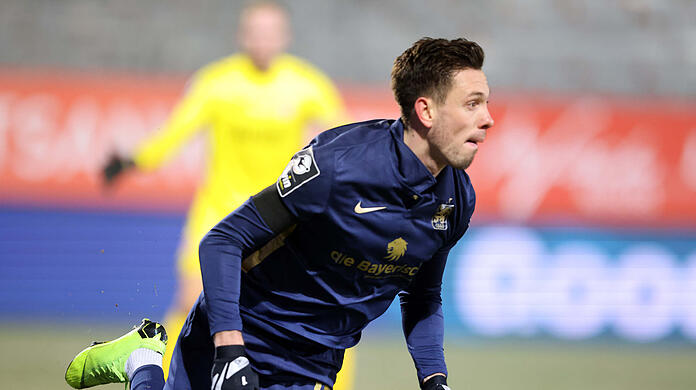 Erzielte gegen die Würzburger Kickers einen Doppelpack: Marcel Bär.