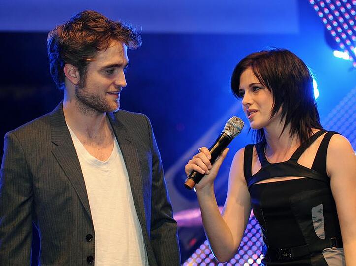 Robert Pattinson und Kristen Stewart in München.