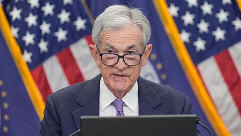 Hält KI nicht für eine Blase: Fed-Chef Powell.