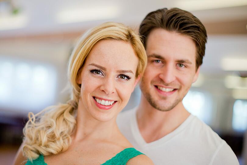 Schauspieler und Sänger Alexander Klaws und Profitänzerin Isabel Edvardsson
