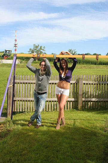 Making-Of-Bilder des Jungbauernkalender 2014.